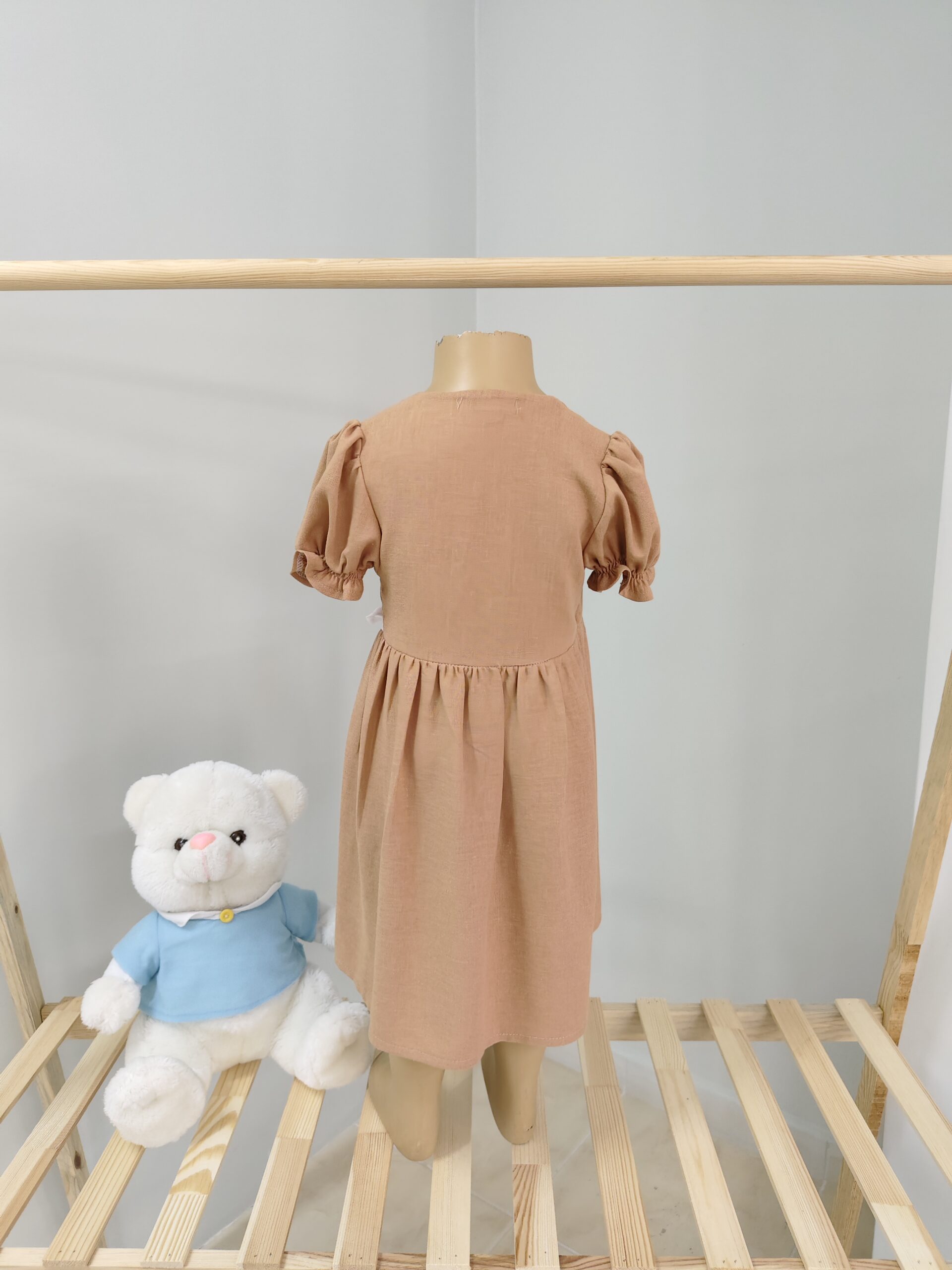 Tarçın Renk 2-3 Yaş Kısa Kollu Kimono - Görsel 2