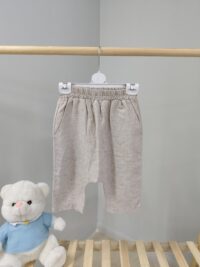 Kırçıllı Krem Renk 0-1 Yeş Keten Şalvar