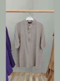 Vizon Renk 10-11 Yaş Kısa Kol Gömlek