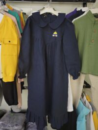 Lacivert Renk Keten Elbise Modelleri