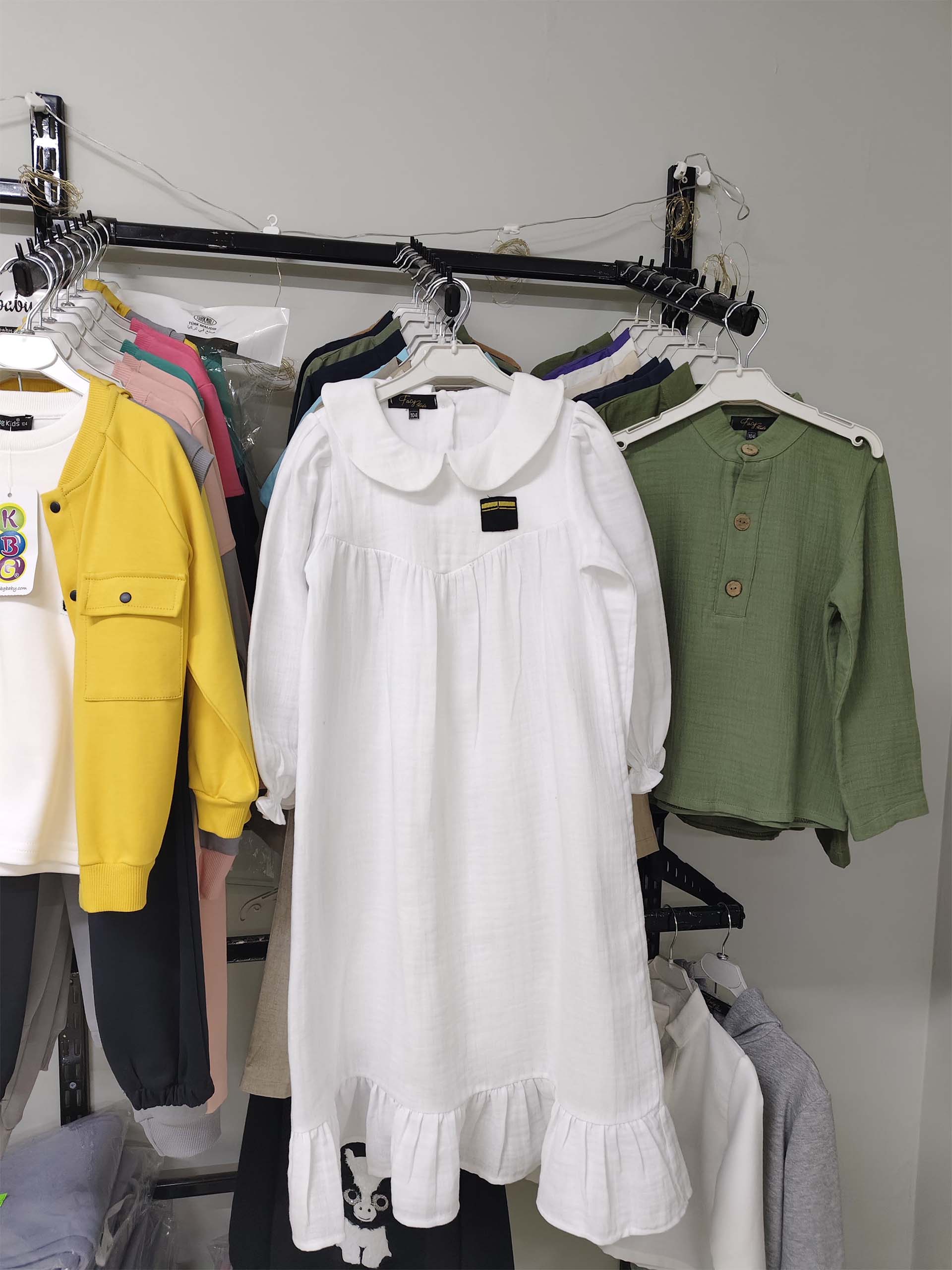 Beyaz müslin elbise modelleri