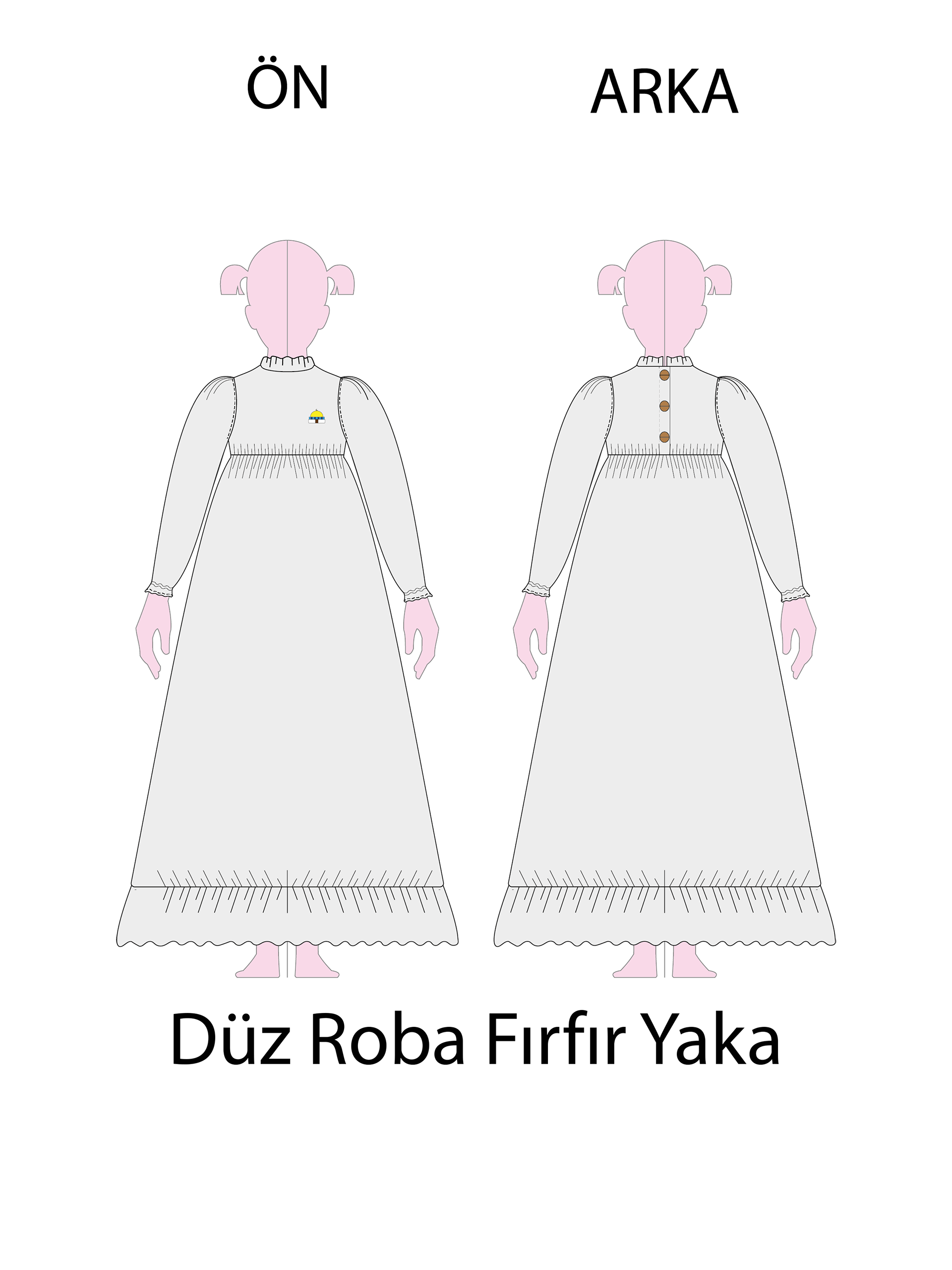 Beyaz Keten Düz ve V Roba Elbise Modelleri - Görsel 7