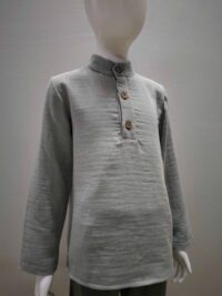 Su yeşili müslin gömlek