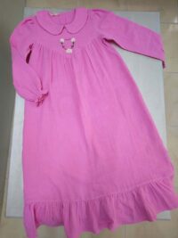 Şeker Pembesi Müslin Elbise Modelleri