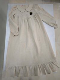 Taş Rengi Müslin Elbise Modelleri